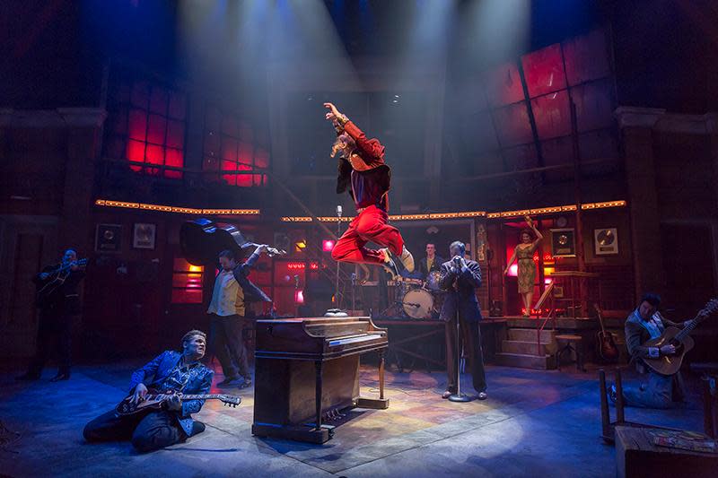 Theater Review: Roots Rockers Unite in ‘Million Dollar Quartet’ at Playhouse on Park